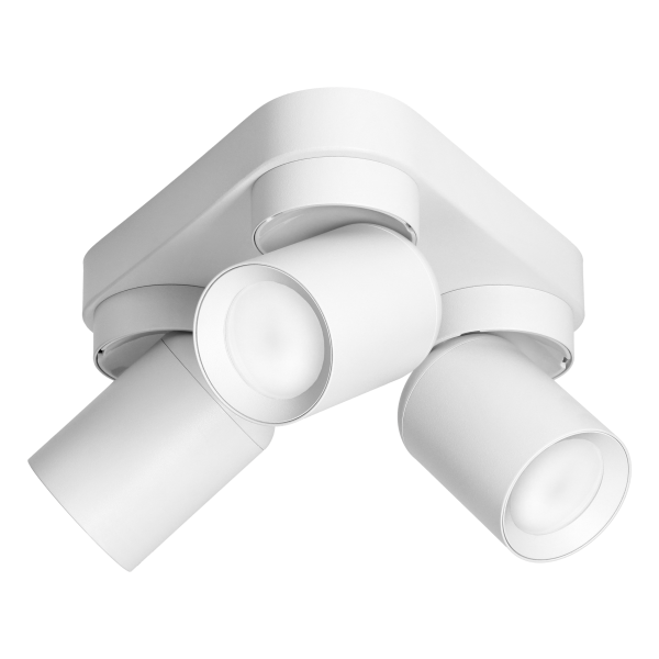 MALTA SP 3, wall and ceiling light, GU10 max. 3x12W, IP20, white, triangular base MALTA SP 3, wall and ceiling light, GU10 max. 3x12W, IP20, white, triangular base
